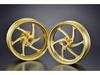 OVER Racing Wheel Set MONKEY125 Gold GP-SIX F2.70/R3.50-12 82-012-20G