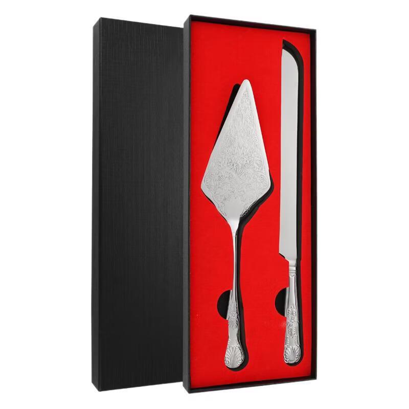 304 Stainless Steel Cake Knife and Scraper Set