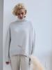 **Women's Thickened Knit Top Autumn Winter Loose Turtleneck Sweater Oversized High Neck Jumper**