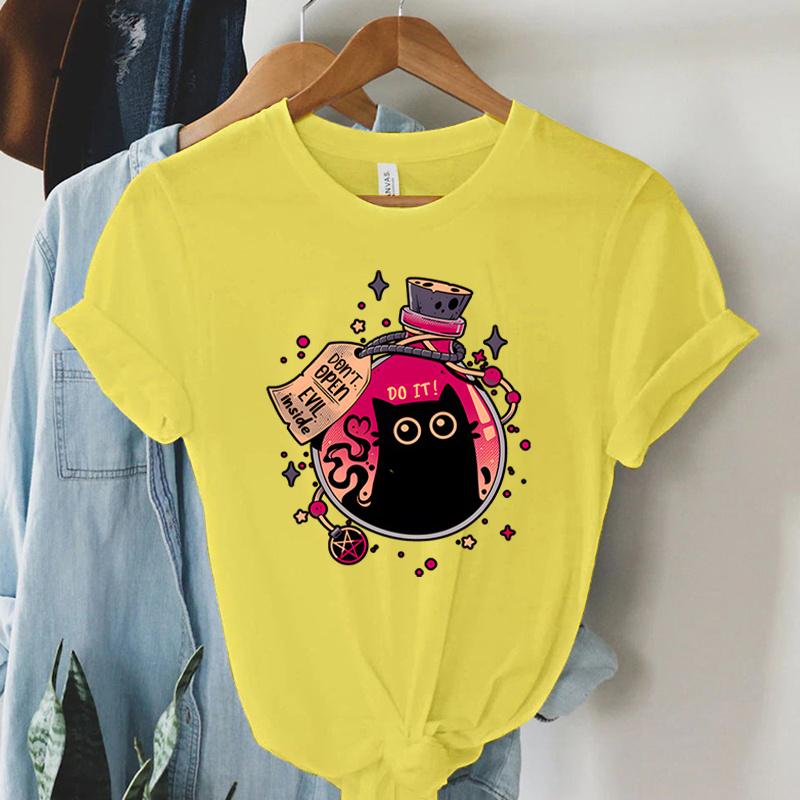 

Женская одежда Графические футболки Женские милые узоры Футболка для женщин Модные топы 2024 Смешные футболки Молодежная женская одежда