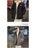Men's Trendy Reversible Lambswool Cotton Jacket: Winter Velvet Thickened, Loose Fit, Hong Kong Style, Casual Outerwear.