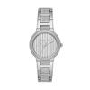 Sofie Crystal Silver-Tone Stainless Steel Ladies Watch MK3984