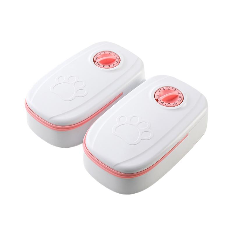 Large Capacity Pet Automatic Feeder with Timer Removable Washable Smart Timing Wet and Dry Cat Food Dispenser Pet Accessories