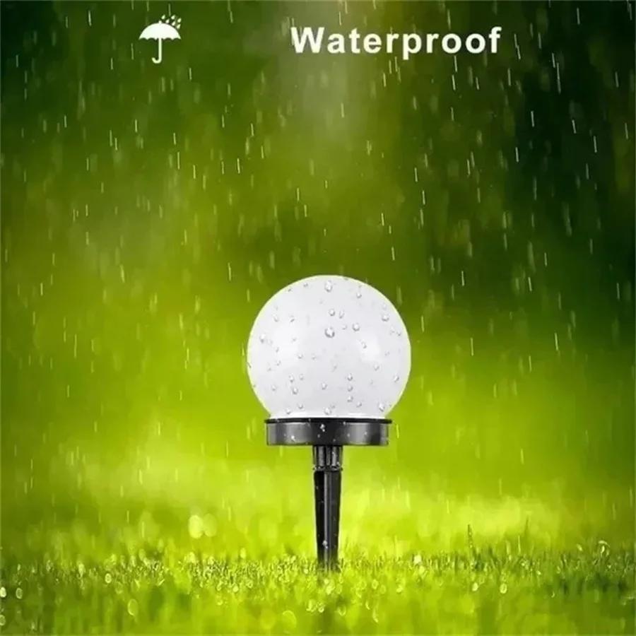 1/3PC Solar Powered LED Bulb Lamp Energy Light Waterproof Outdoor Garden Light Street Solar Panel Ball Lights Lawn Yard Lamp