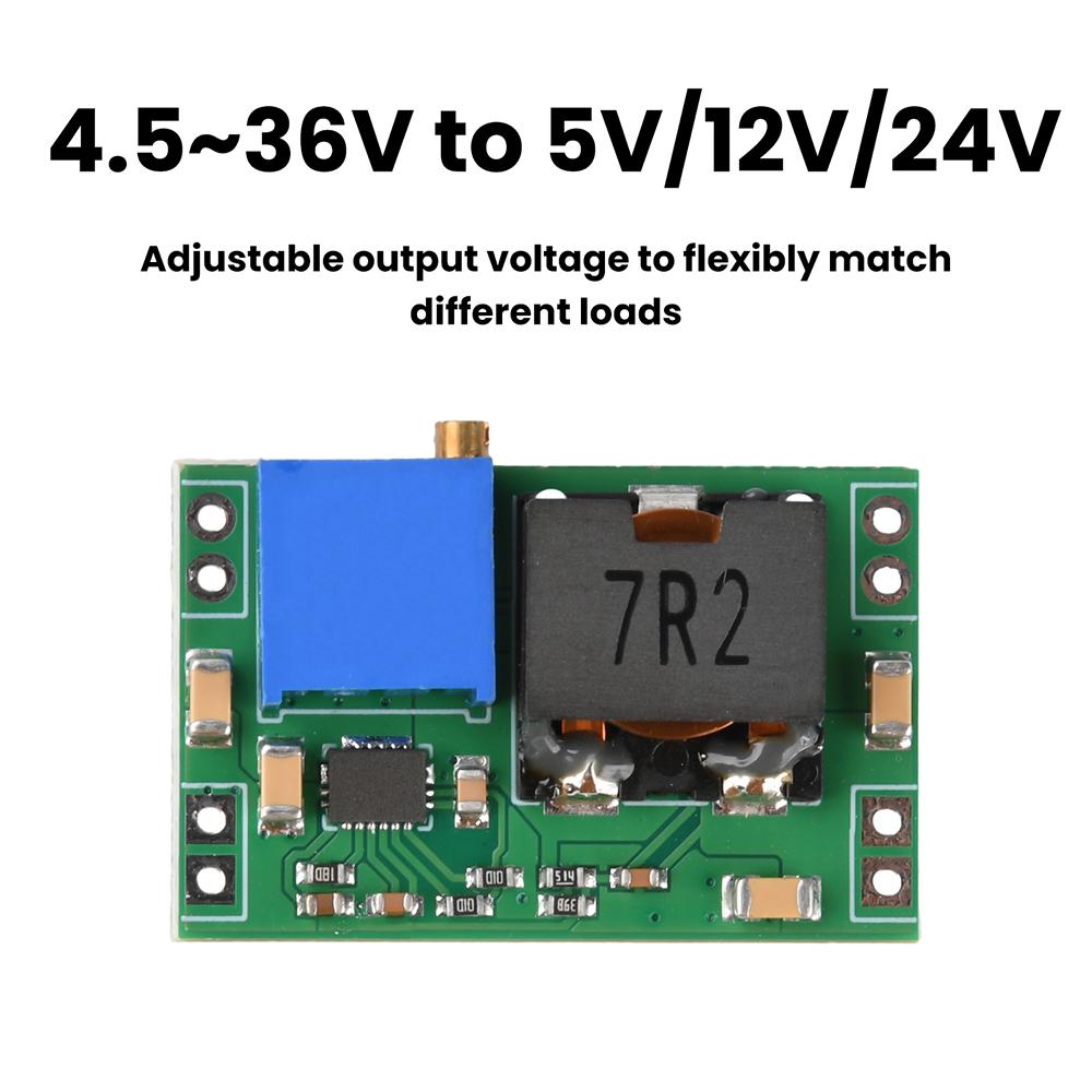 DC Adjustable Buck Stabilized Power Supply Module Mini DC Buck Converter 5.6A Step Down Module DC 4.5V-36V To 0.8-32V