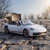 1:32 Porsche 911 Targa Gt3 Conversível Roadster Liga Metálica Diecast Modelo de Carro Decoração de Casa e Colecionáveis Exibição de Hobby Presentes