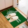 Football Club Emblem Printed Office Carpet Chair Cushion  Entryway Rug, Rugs for Living Room, Bedroom Christmas gifts