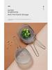 Large Japanese Stainless Steel Mesh Colander Spoon for Noodles, Dumplings, and Hot Pot