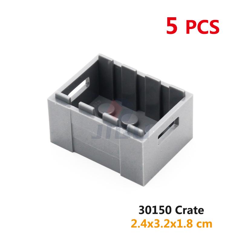 MOC Bricks Toys Accessories Parts City Figure Container Building Blocks Crate Food Barrel Box Treasure Chest 4738 30150 Friends