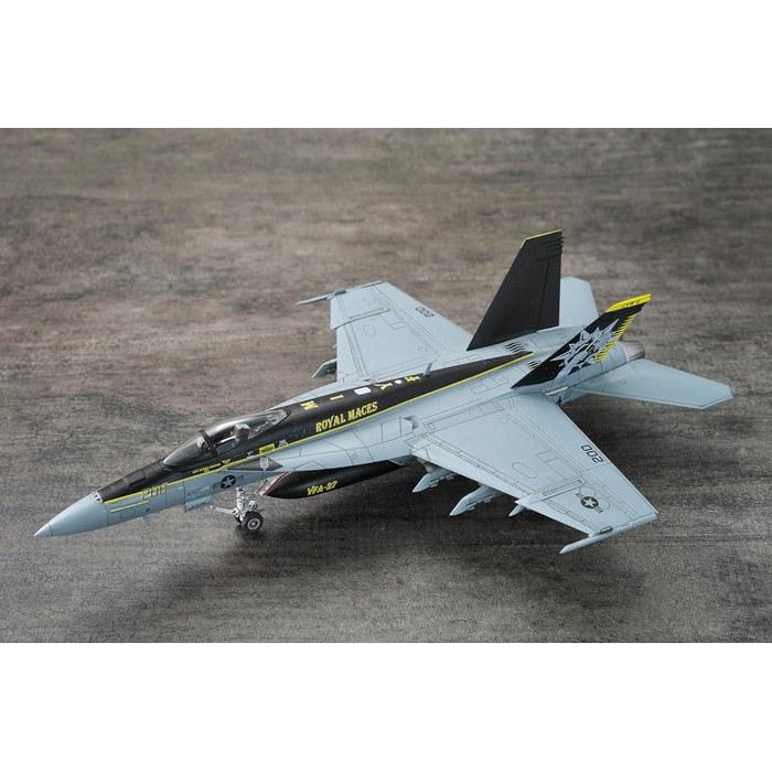 PLATZ 1/72 US Navy F/A-18E Super Hornet VFA-27 Royal Maces Plastic Model AE-38 (Aircraft) Approx. 253mm