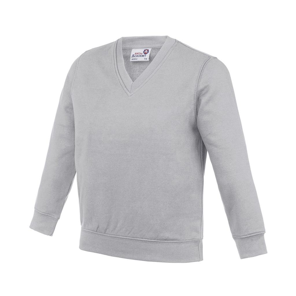 Awdis Childrens/Kids Academy V Neck Sweatshirt