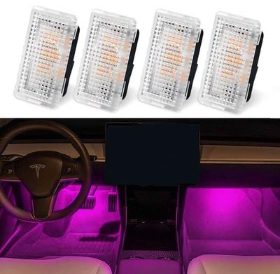 Kompatybilne z Tesla Model 3/Y/S/X Bardzo Jasne Wewnętrzne Oświetlenie LED