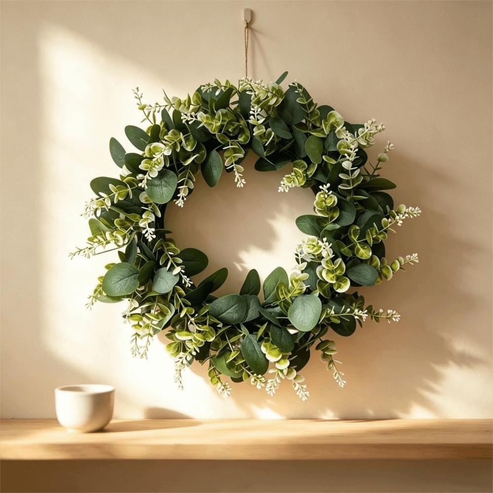 Red Berry Christmas Artificial Plants Decor Xmas Flower Wreath Christmas Home Decoration