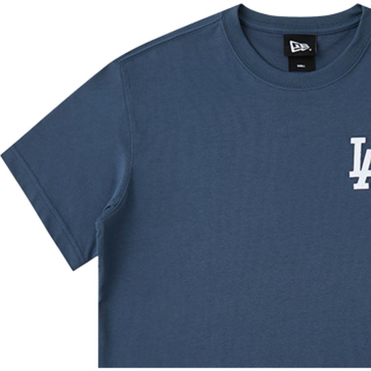 New Era X MLB FW25 Catcher Series Los Angeles Dodgers Crew Neck Loose Fit Embroidered Logo Short Sleeve T-Shirt Unisex Tops 14701255