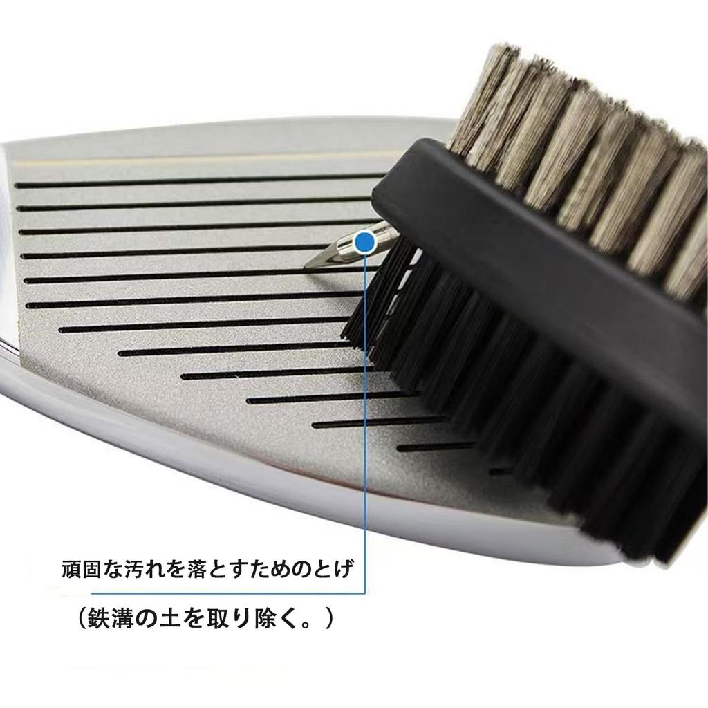 Golf Brush 3in1 Golf Club Cleaning Brush Convenient, Lightweight, Versatile