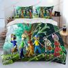Digimon Adventure Monster Bedding Set,Boy&Girl Duvet Cover Pillow Case Gift, Home Bedroom Quilt Set Large King