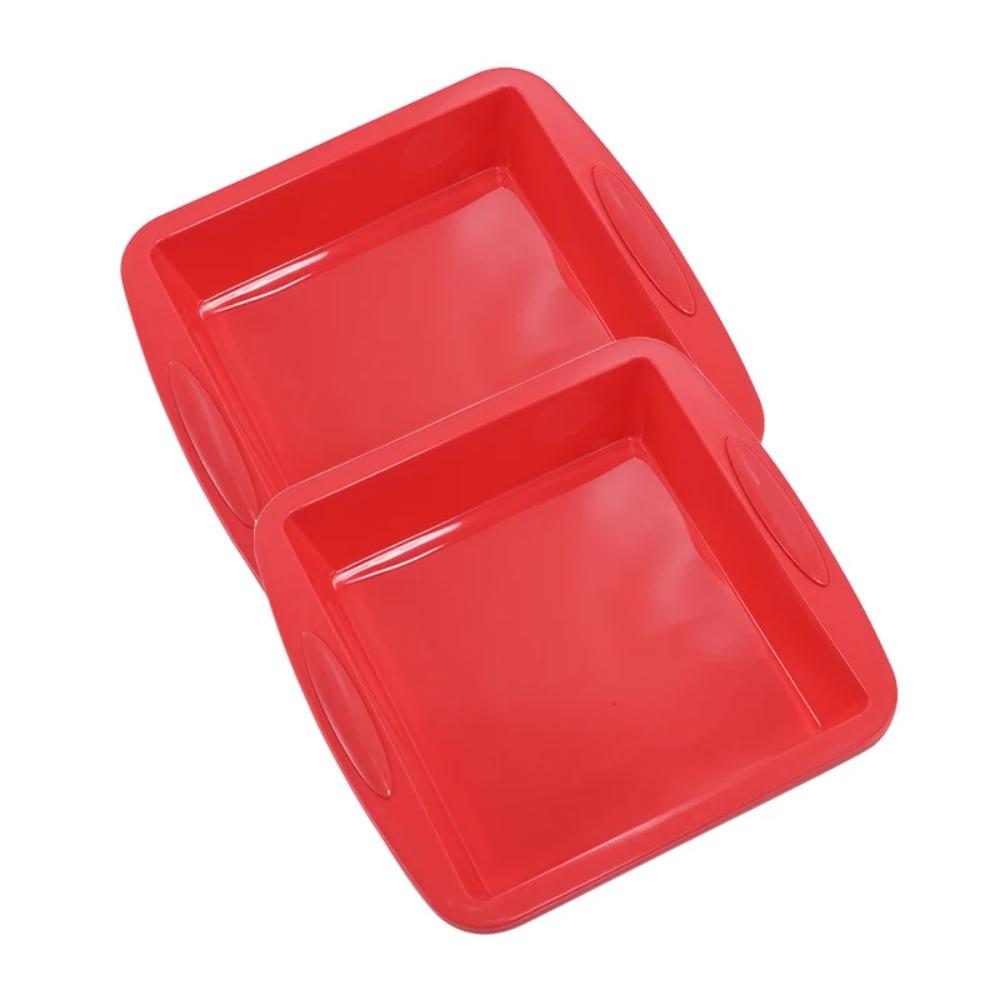 

8 x 8 дюймов Силиконовые квадратные формы для торта Глубокая силиконовая форма для выпечки Angel Food Cheesecake Baking Form Brownie Form BPA Free 0142