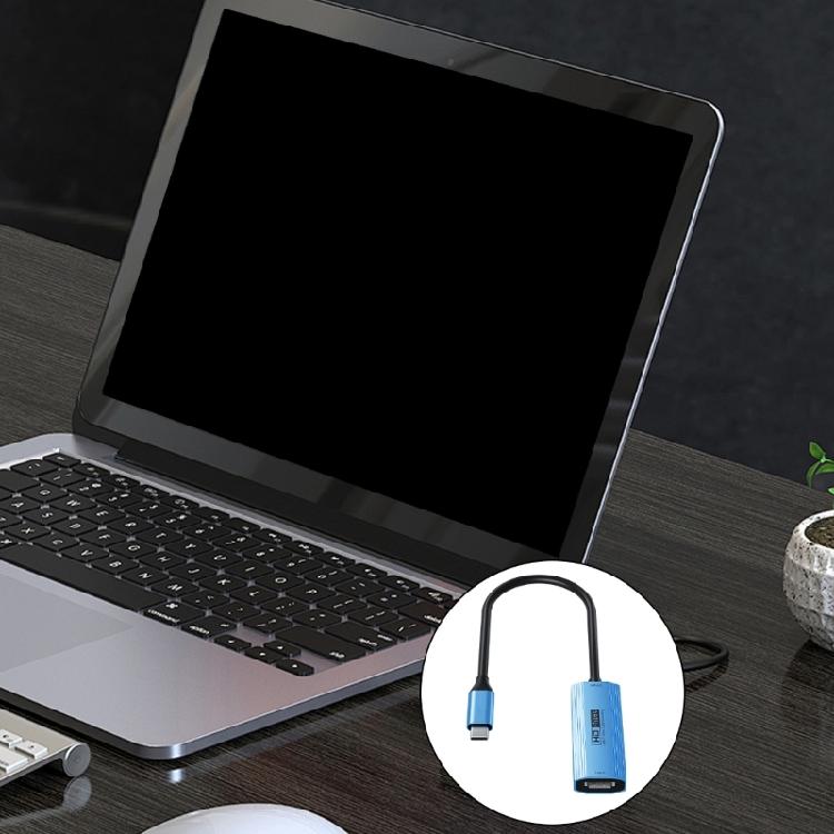 USB 3.0 Type C Capture Card Wide Compatibility 1080P for Effortless Auditory Video Recording and Streaming Widely Used