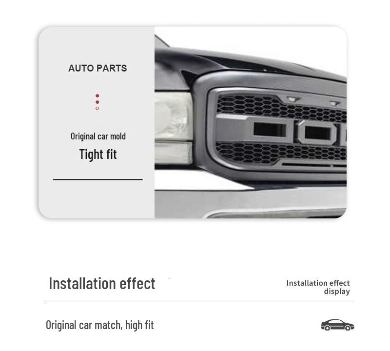 Ford F250 Grille & Bumper Face Modification (1999-2004) - Export Model