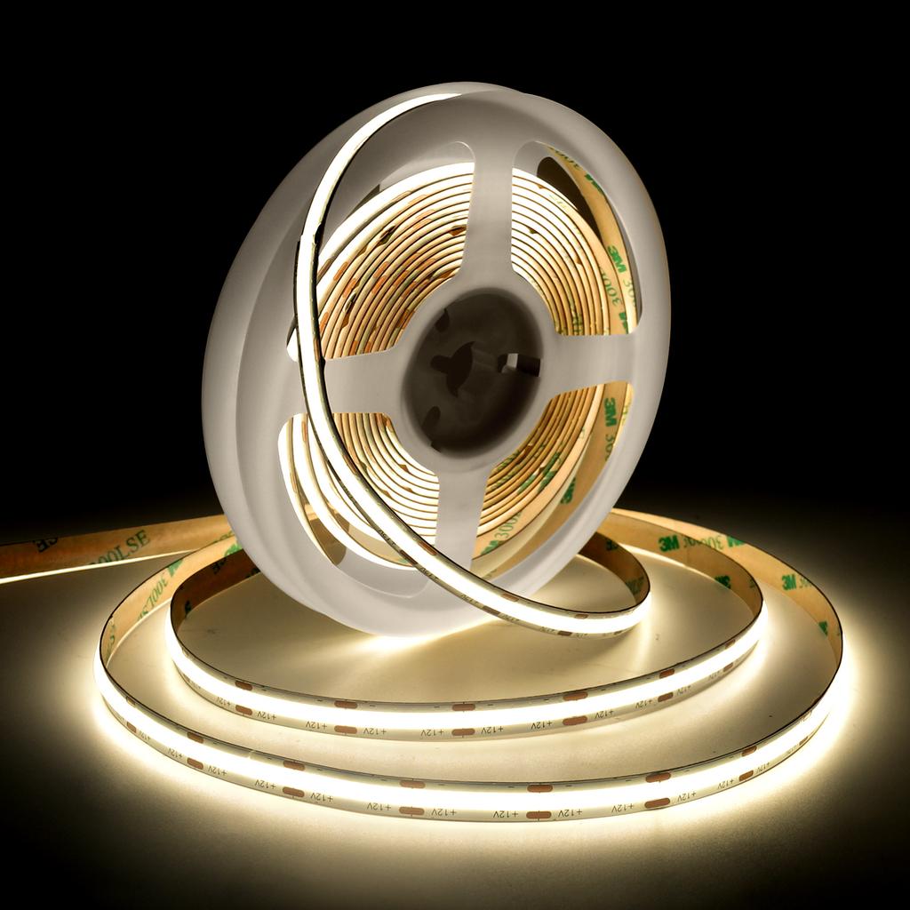 DC12V COB LED-Streifen für Raumdekoration DIY-Basteln 4mm 8mm DC24V Lineare Lichtleiste LED-Bandlicht Warmweiß Kaltweiß Dimmbar