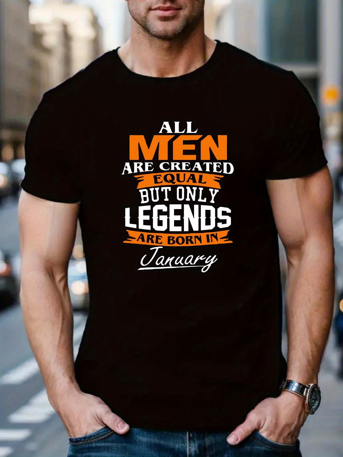 Creative Letter Print T-shirt - Casual Crew Neck S