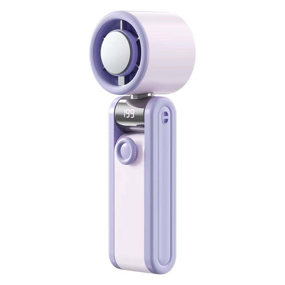 Portable Mini Pocket Fan Foldable Design USB Rechargeable Fan Mini Folding Cooling Fan  Outdoor Use
