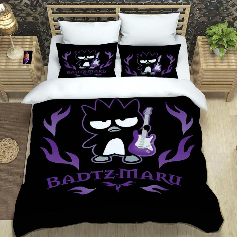 

Cartoon BadBadtz-maru Bedding Sets pillowcase Children duvet cover comforter set bedding set luxury Birthday Gift EU Single(135*200cm)3pcs