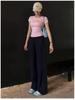 Women's Summer White Wide-Leg High-Waisted Linen-Style Loose Pants