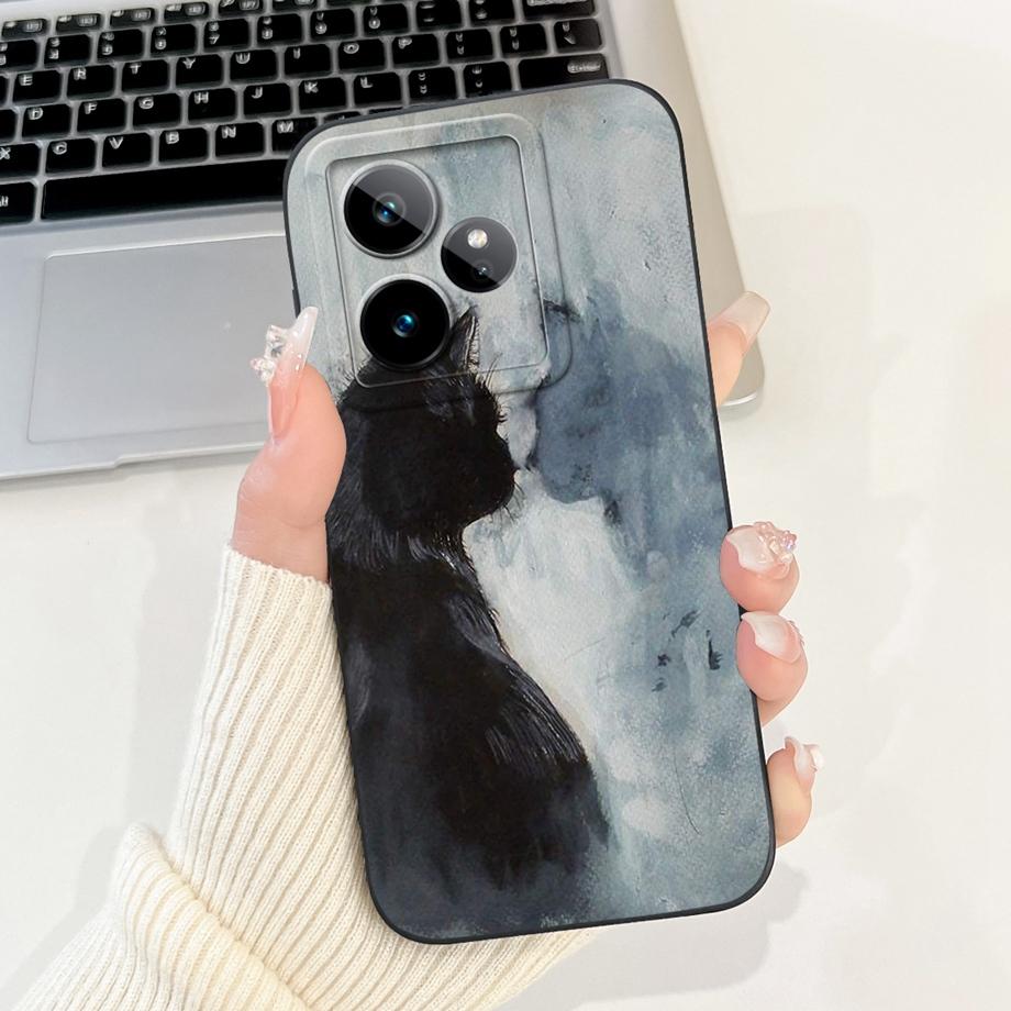 For Realme GT 7 5G Case RMX5061 Cute Cartoon Fashion Painted Cover Soft Silicone Case For Realme GT7 Pro GT 7 Pro 7T GT7T Fundas
