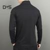 Men's Sports Shirts Stand Collar Half Zip Sweatshirt Solid Color Slim Fit Long Sleeve Pullover Shirt for Autumn Winter Casual Wear