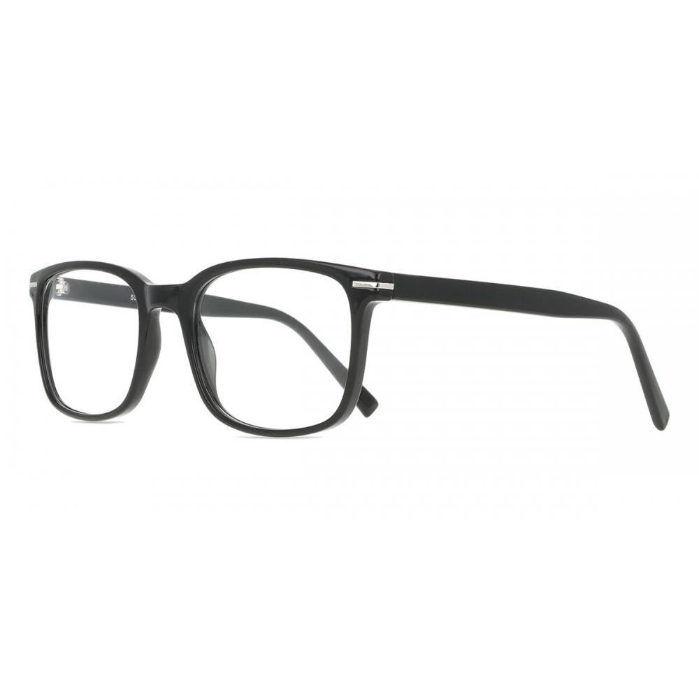 Full Rim Square Black Smartbuy Collection Forillon Cp119 Fashion Unisex Eyeglasses