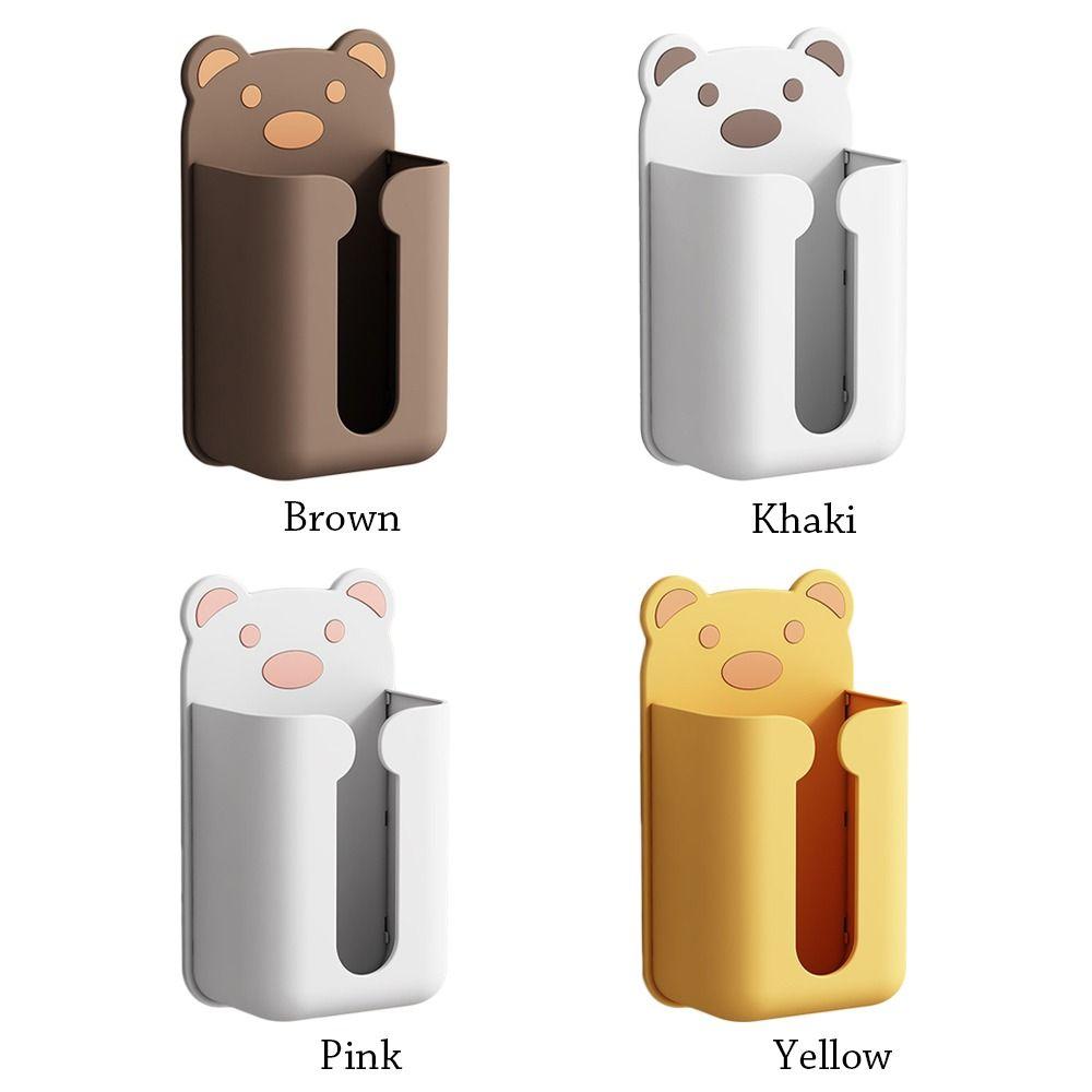 1pcs Creative Space-saving Multifunctional Mask Storage Box Wall Mounted Tissue Box Adhesive Tissue