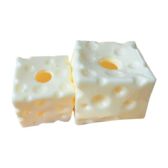 Brinquedo antiestresse em formato de bola de queijo, brinquedo sensorial em formato de cubo de queijo, brinquedo antiestresse para as mãos.