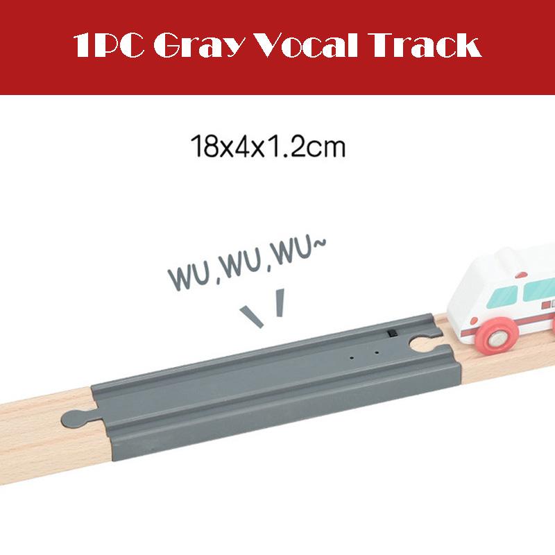 All Kinds Wooden Track Railway Toys Beech Wooden Train Track Accessories Fit for Brand Tracks Educational Toys for Children