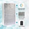 Heat Insulation Cover 14x14x2.8inch Universally Campers Skylight Cover with Reflective Surfaces,Skylight Shade