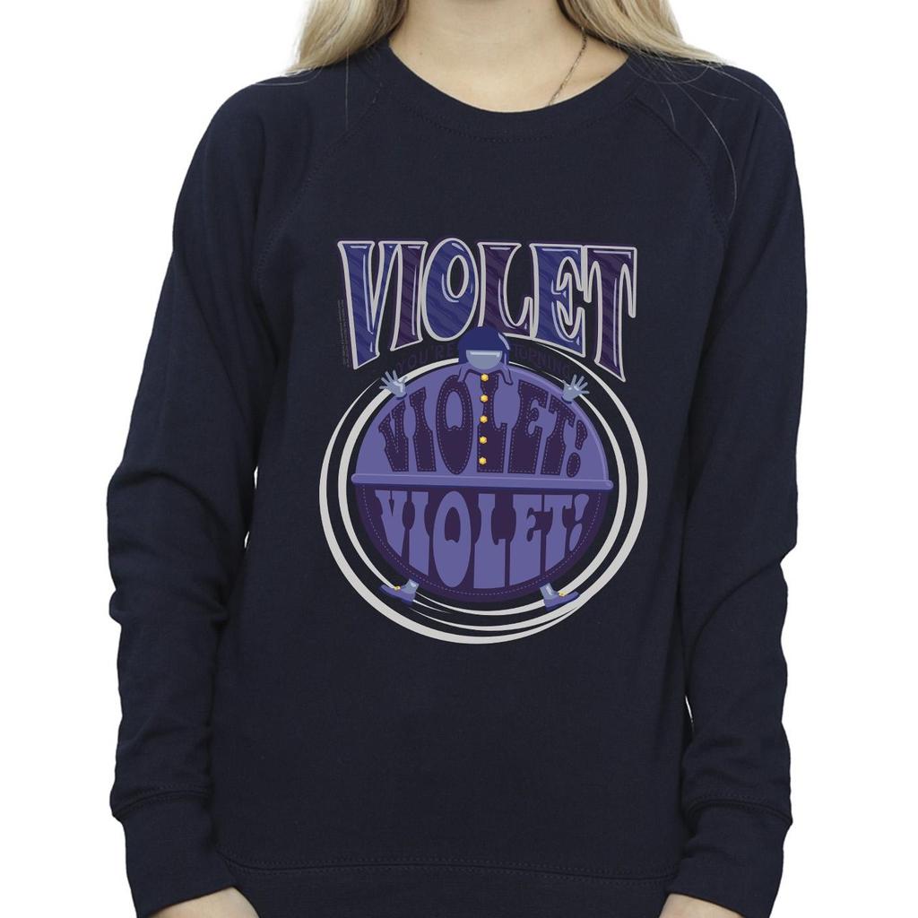 Willy Wonka Damen/Damen Violett wird violett Sweatshirt