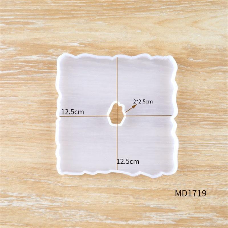 Untersetzer Gießform aus Harz Silikon Schmuckherstellung Epoxidform Bastelwerkzeuge
