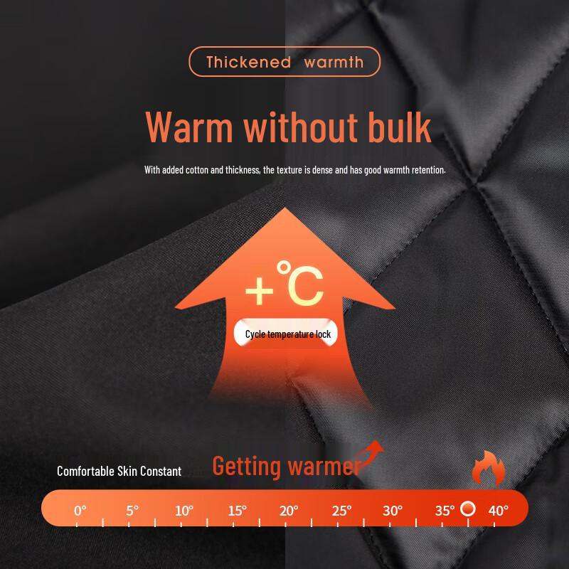 Men's Padded Hooded Windproof Jacket