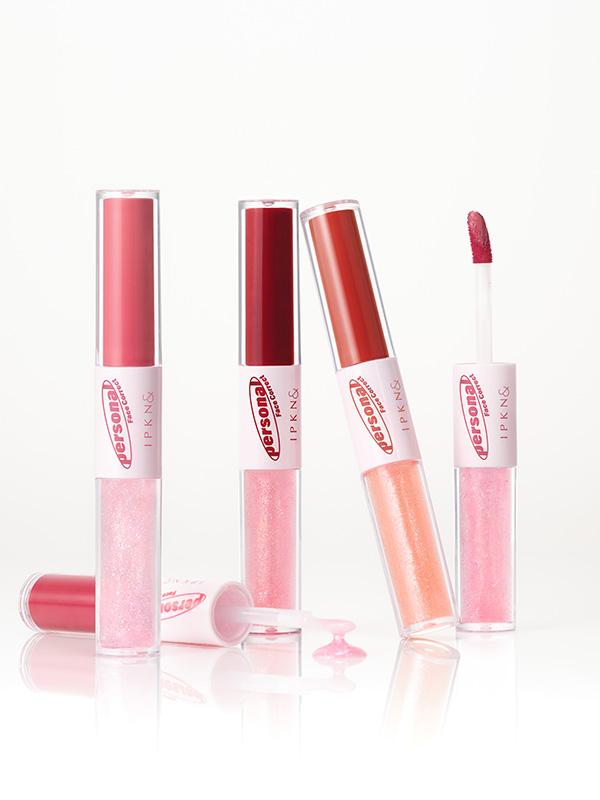 IPKN Personal Tone Tinted Gloss Duo - Fizz Coral