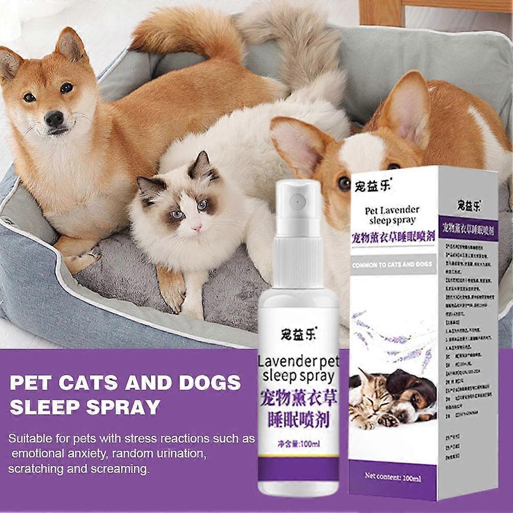 Pets Lavender Sleep Spray for Cat Dog 100 ML Calming Spray