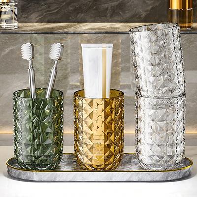 Zahnbürstenbox, Zahnpastahalter, Koffer, Badezimmer-Zubehör, Kapazität, leicht, luxuriös, tragbar, Reisezahnbürste, Paar, Heimbecher