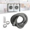 1.5/2/3/4M PVC Washing Machine Dishwasher Drain Waste Hose Extension Pipe With Bracket Set Wash Machine Ablaufschlauch #W0