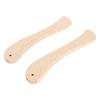 2Pcs Wooden Handle Marker Tool Ergonomic Grip Paper Folder Creaser For Quilting Work