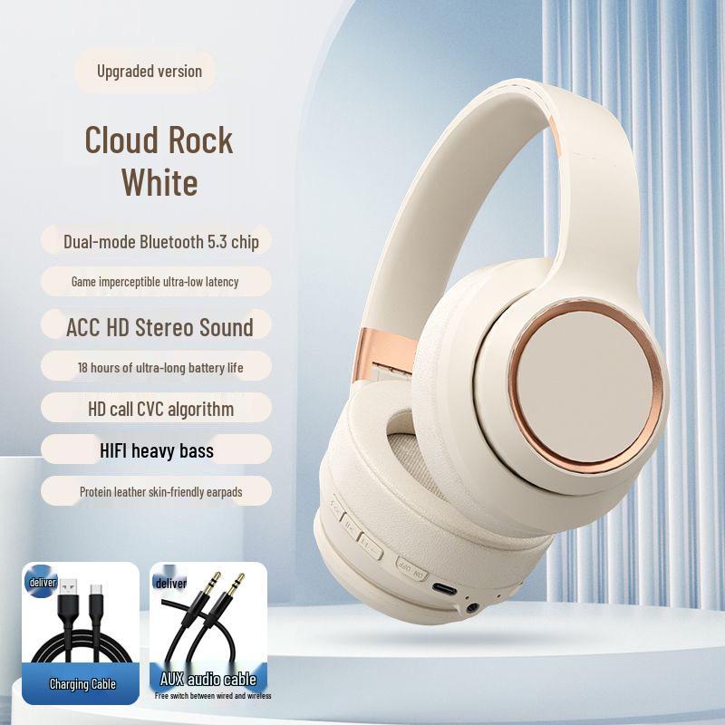 Men's Noise-Cancelling Over-Ear Bluetooth Gaming Headphones (2025 Model)