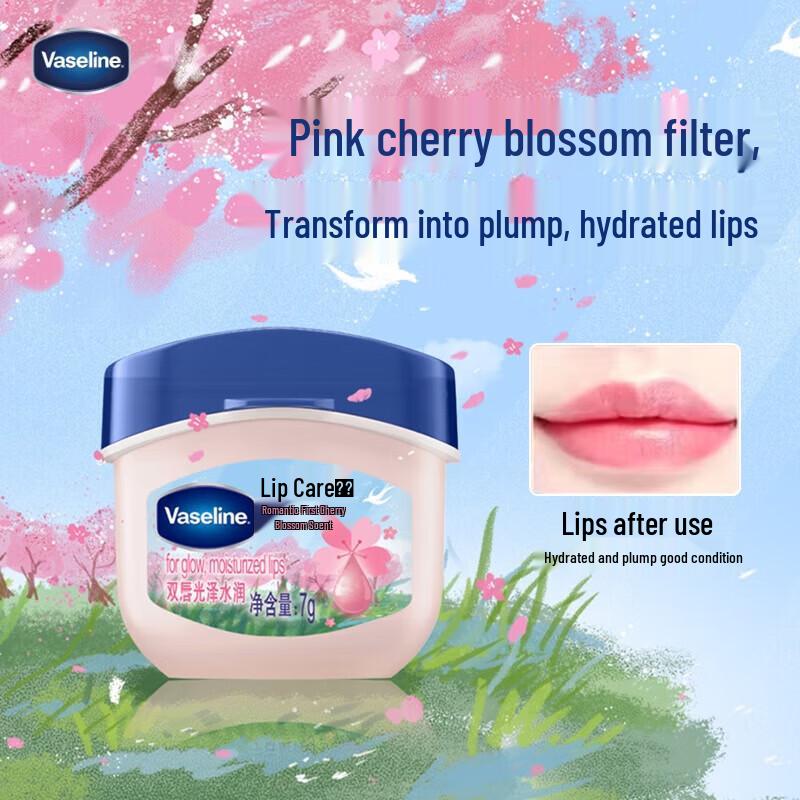 

Vaseline Classic Romantic Cherry Blossom Lip Balm (2-Pack)