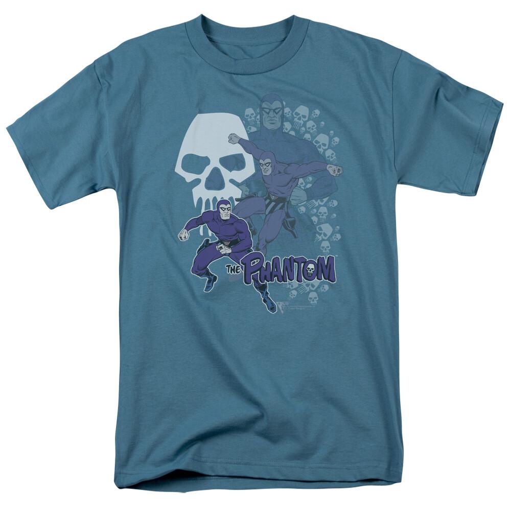 The Phantom Skulls T Shirt Mens Licensed King Features Comics Tee Slate S