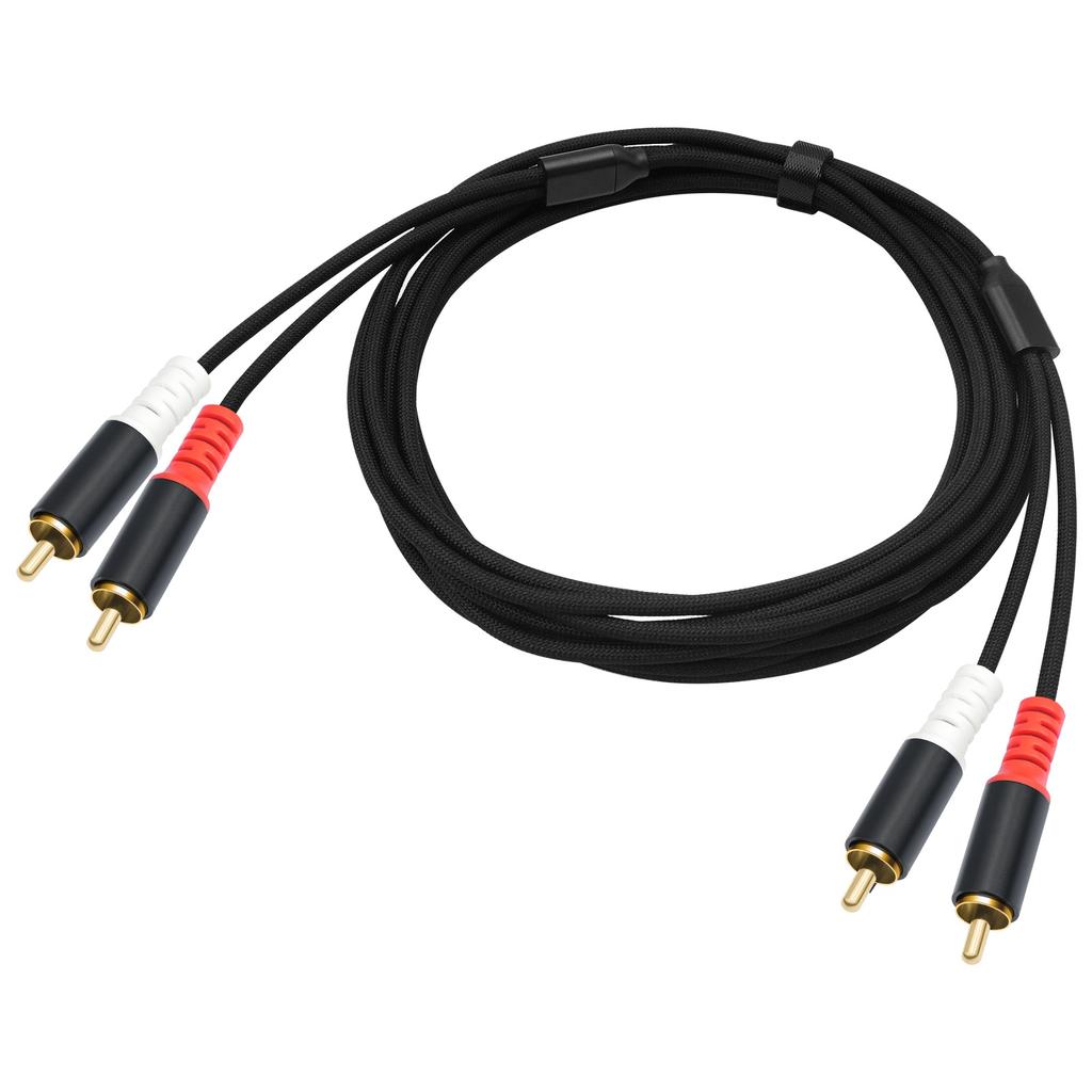 2RCA Male To 2RCA Male Stereo Sound Cables 2RCA Stereo Cable for Home Theater HDTV Amplifiers Systems Car Sound