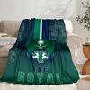 AS Saint-étienne Portable Blanket/Soft Blanket Bedding Blanket Suitable for Travel Camping Living Rooms Offices Sofas Fan Gifts