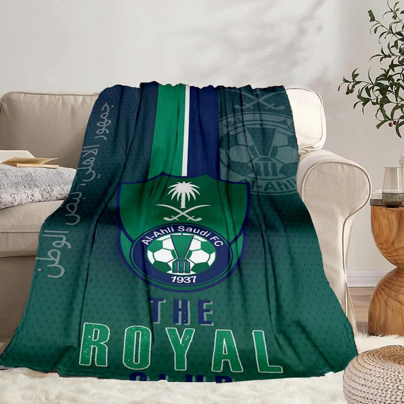 AS Saint-étienne Portable Blanket/Soft Blanket Bedding Blanket Suitable for Travel Camping Living Rooms Offices Sofas Fan Gifts