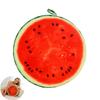 Fruit Slice Throw Pillow Round Watermelon Kiwi Orange Cushion 3D Print Fun Fruit Decorative Cushion Seat Pad for Couch Chair Floor Sofa